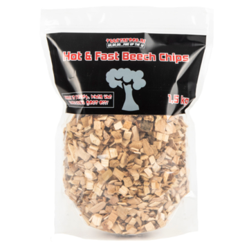 Vuur & Rook Vuur&Rook Hot&Fast Beuken Chips 1,5 kg