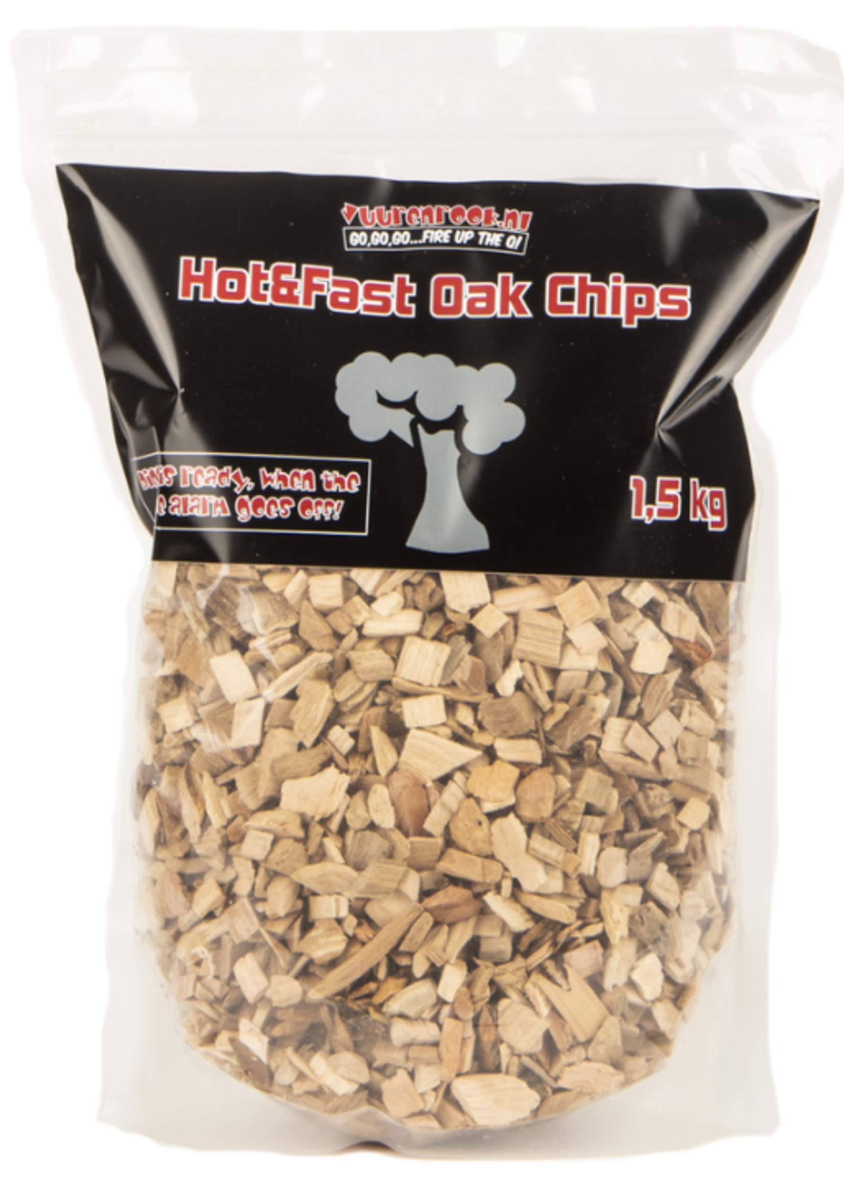 Vuur & Rook Vuur&Rook Hot&Fast Oak Chips 1,5 kg