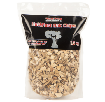 Vuur&Rook Vuur&Rook Hot&Fast Oak Chips 1,5 kg