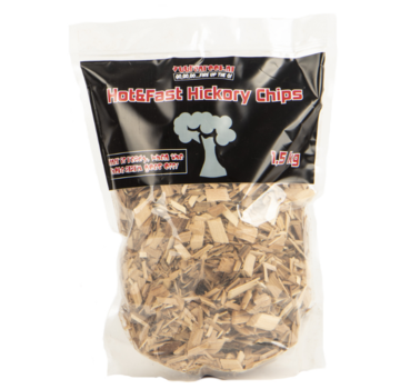 Vuur & Rook Vuur&Rook Hot&Fast Hickory Chips 1,5 kg
