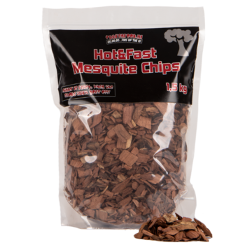 Vuur & Rook Vuur&Rook Hot&Fast Mesquite Chips 1,5 kg