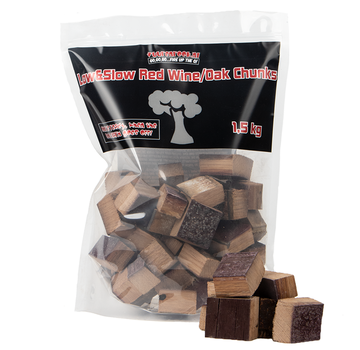 Vuur&Rook Vuur&Rook Low&Slow Red Wine / Oak Chunks 1,5 kg