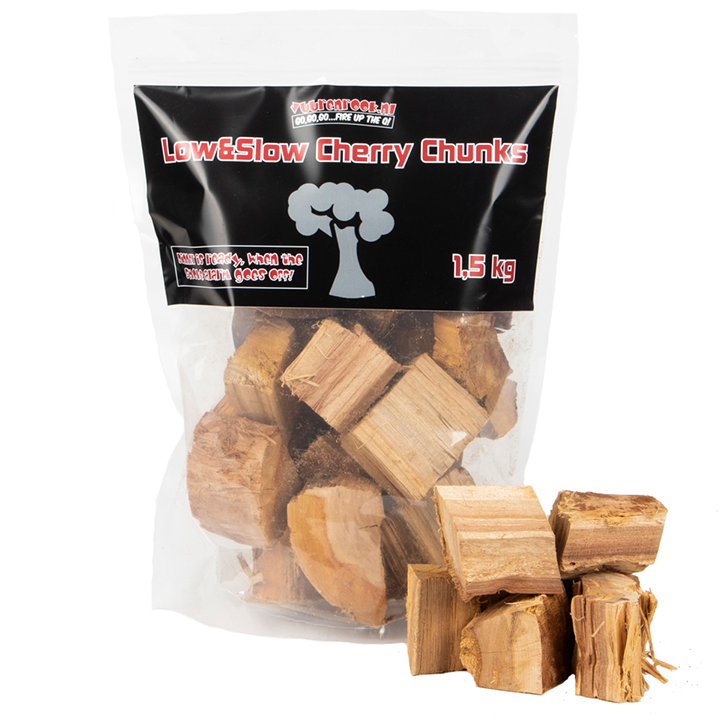 Vuur&Rook Low&Slow Cherry Chunks 1,5 kg - Vuur & Rook
