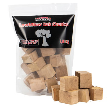 Vuur & Rook Vuur&Rook Low&Slow Eiken Chunks 1,5 kg