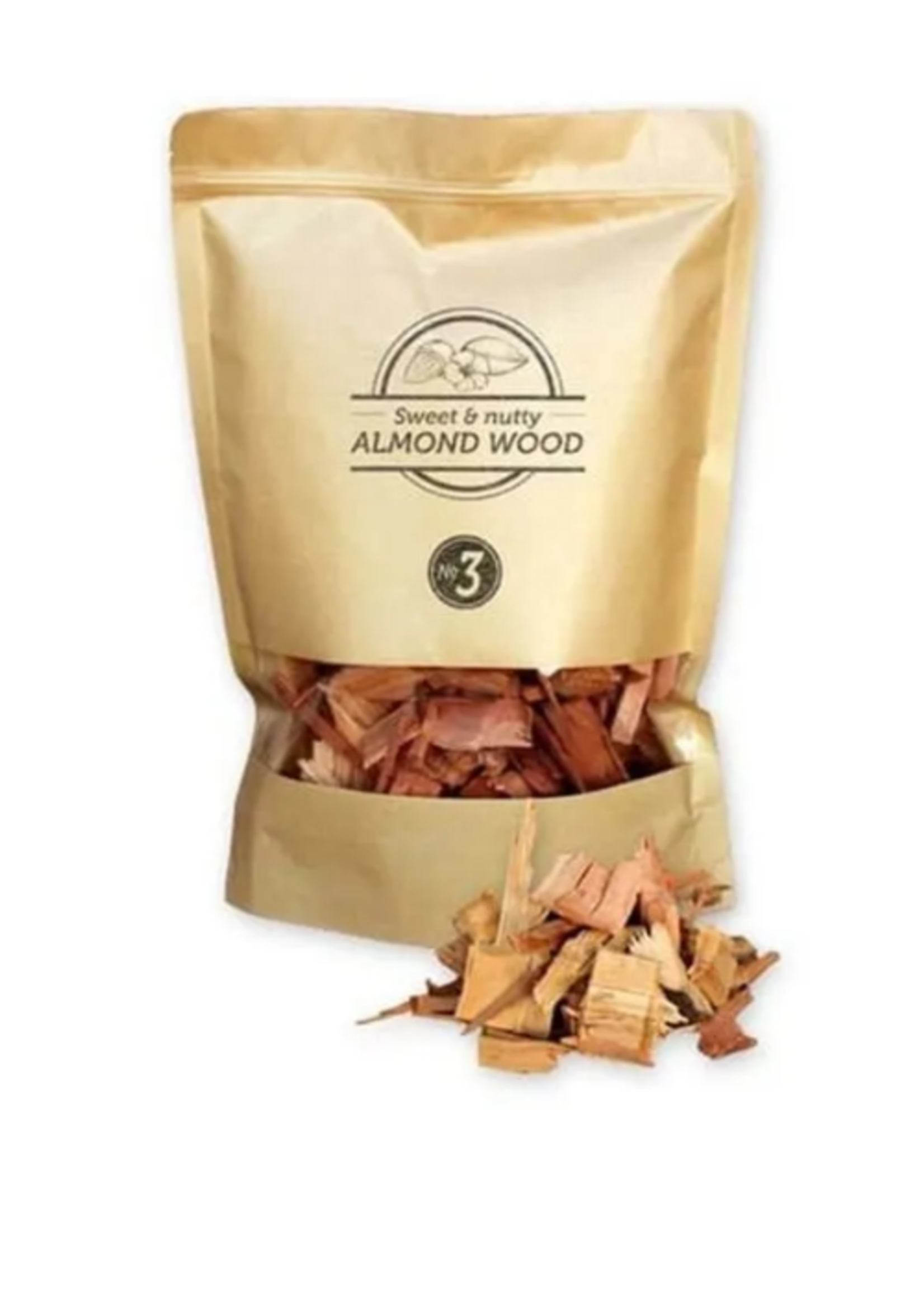 Smokey Olive Wood Smokey Olive Wood Amandel Rookchips 1,7 Liter