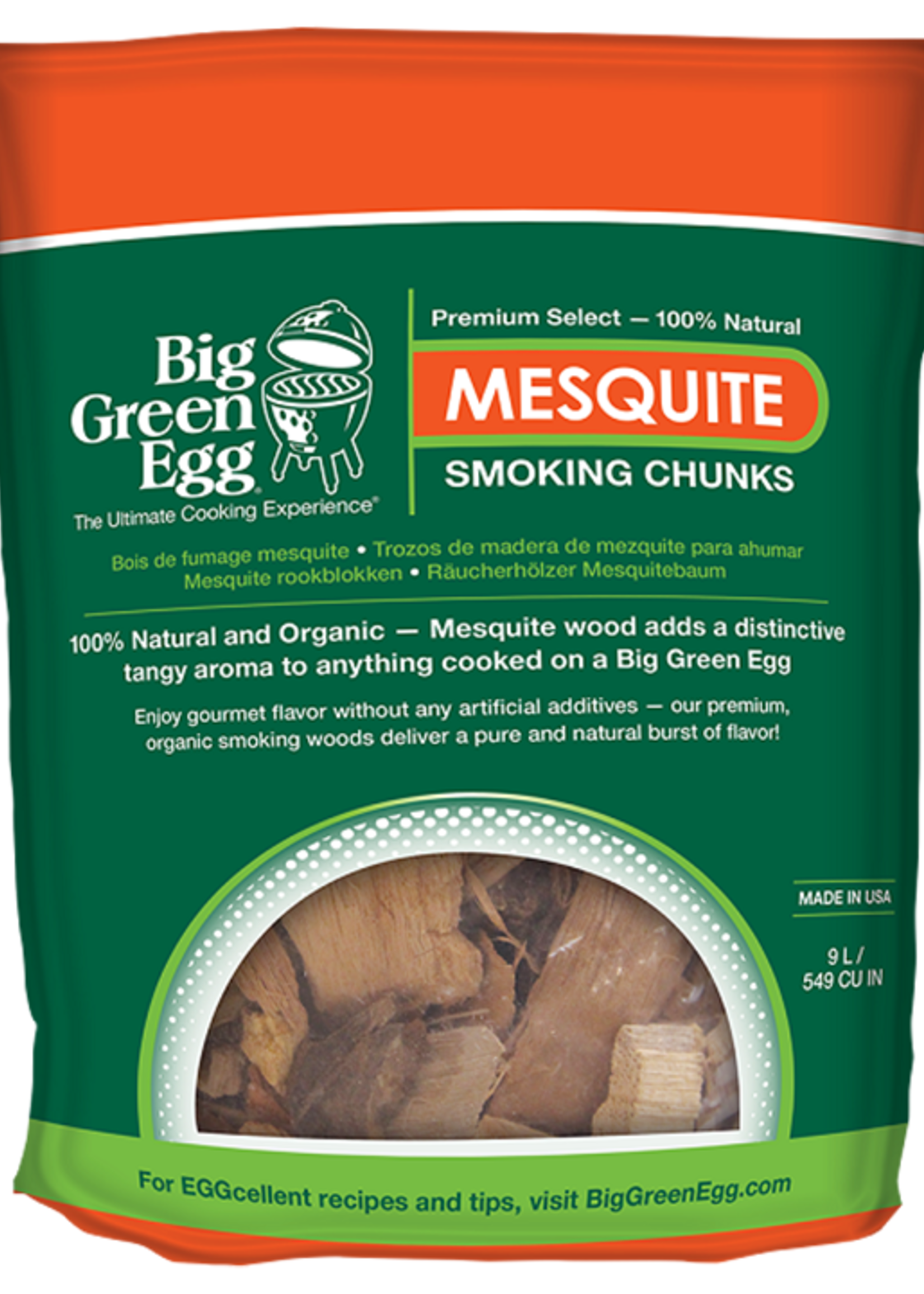 Big Green Egg Big Green Egg Mesquite Chunks 3 kg