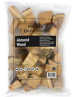 Smokey Olive Wood Smokey Olive Wood Amandelhout Chunks 1,5 kg