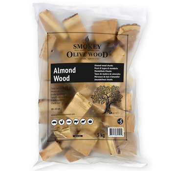 Smokey Olive Wood Smokey Olive Wood Amandelhout Chunks 1,5 kg