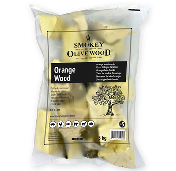 Smokey Olive Wood Smokey Olive Wood Orange Chunks 1,5 kg