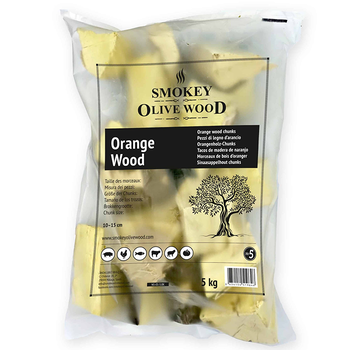 Smokey Olive Wood Smokey Olive Wood Sinaasappel Chunks 1,5 kg