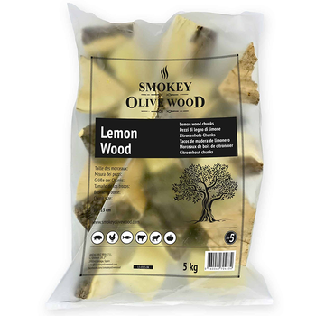Smokey Olive Wood Smokey Olive Wood Lemon Chunks 1,5 kg