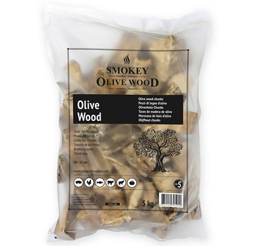 Smokey Olive Wood Smokey Olive Wood Olijf Chunks 1,5 kg