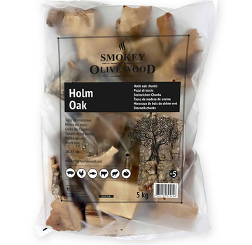 Smokey Olive Wood Smokey Olive Wood Holm Oak Chunks 1,5 kg