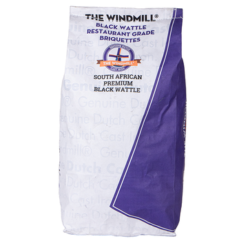 The Windmill Cast Iron The Windmill Black Wattle Restaurant Grade Briketten Pillow Shape 6 kg