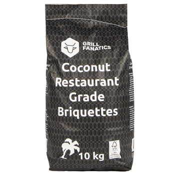 Grill Fanatics Grill Fanatics Coconut Restaurant Grade Briquettes Pillow Shape 10 kg