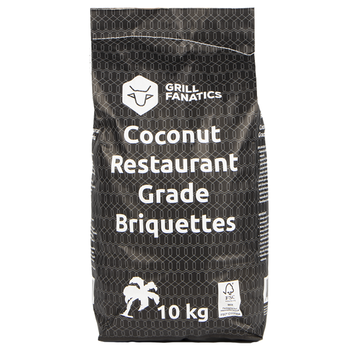 Grill Fanatics Grill Fanatics Coconut Restaurant Grade Briketten Pillow Shape 10 kg