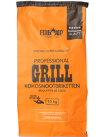 Fire-Up Professional Coconut Briquettes Pillow Shape 10 kg