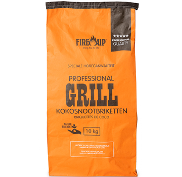 Fire-Up Professional Coconut Briquettes Pillow Shape 10 kg