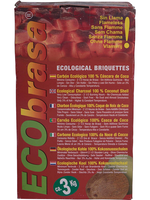 Ecobrasa Ecobrasa Coconut briquettes Cubes 3 kg