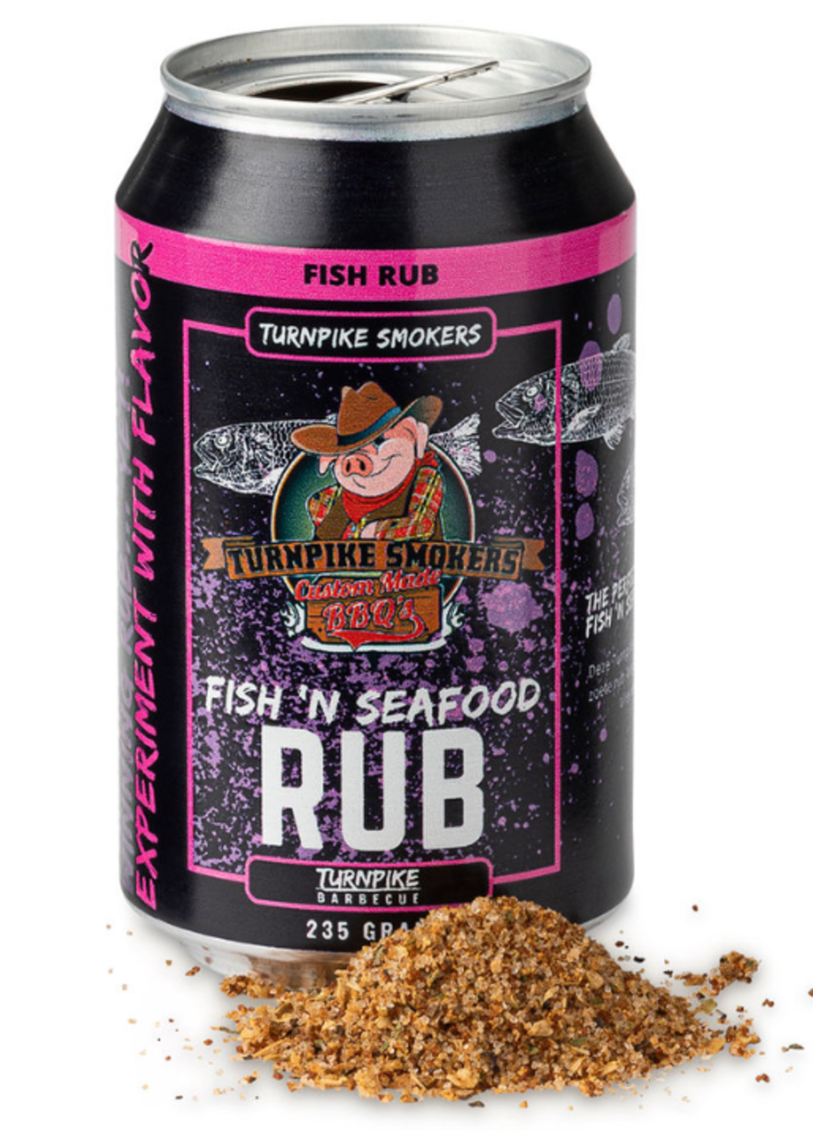 Turnpike Smokers TurnPike Smokers Fish'N Seafood Rub 235 grams