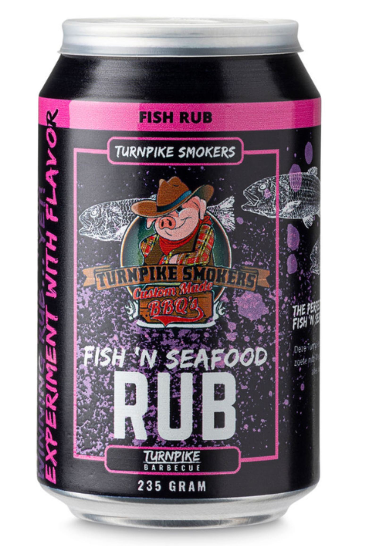 Turnpike Smokers TurnPike Smokers Fish'N Seafood Rub 235 gram