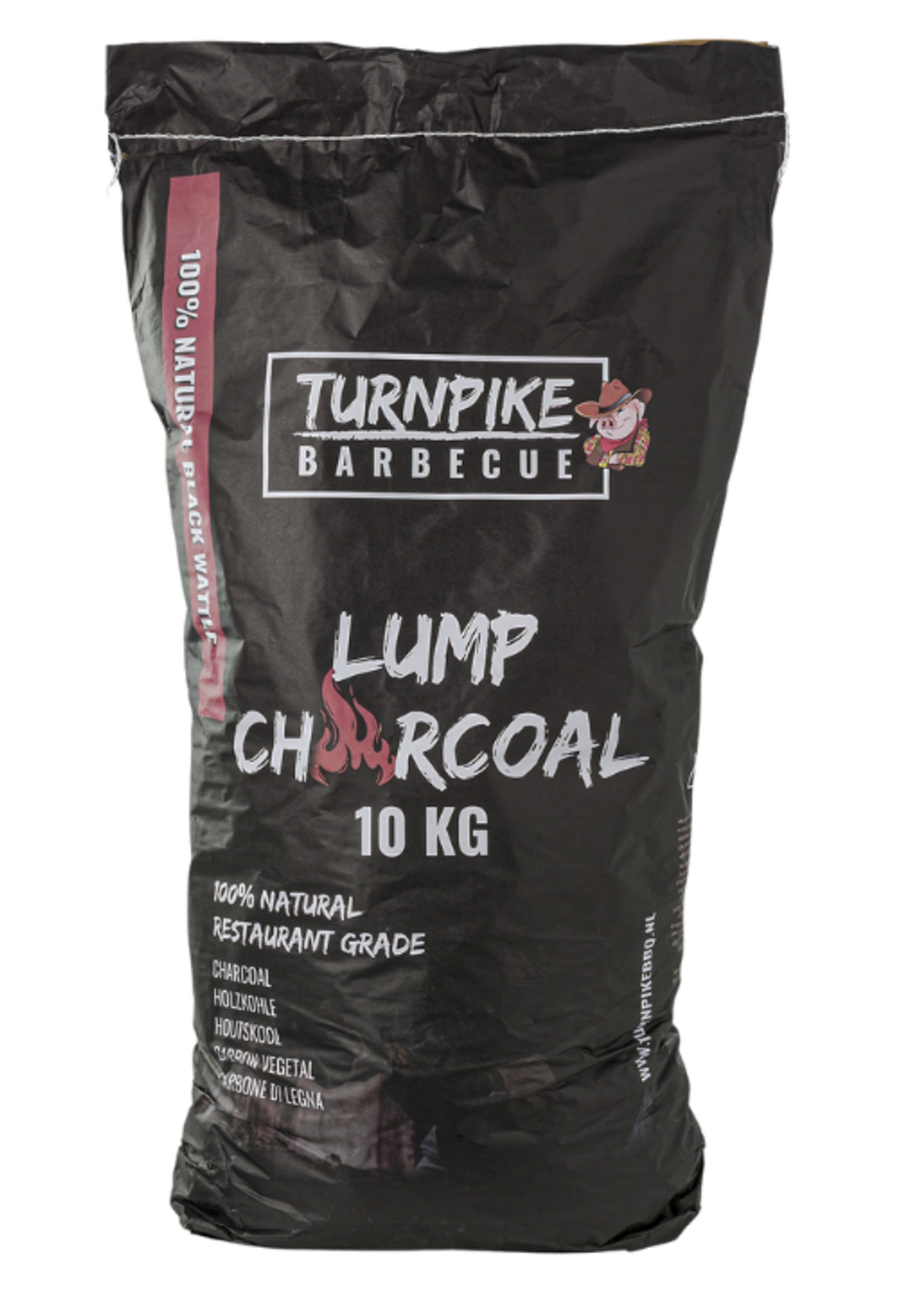 Turnpike Smokers Turnpike BBQ Black Wattle Lump Charcoal 10 kg