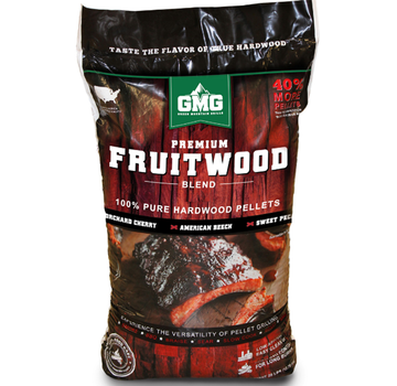 Green Mountain Green Mountain Premium Fruitwood Kers/Beuk/Pecan BBQ Pellets 12,7 kilo