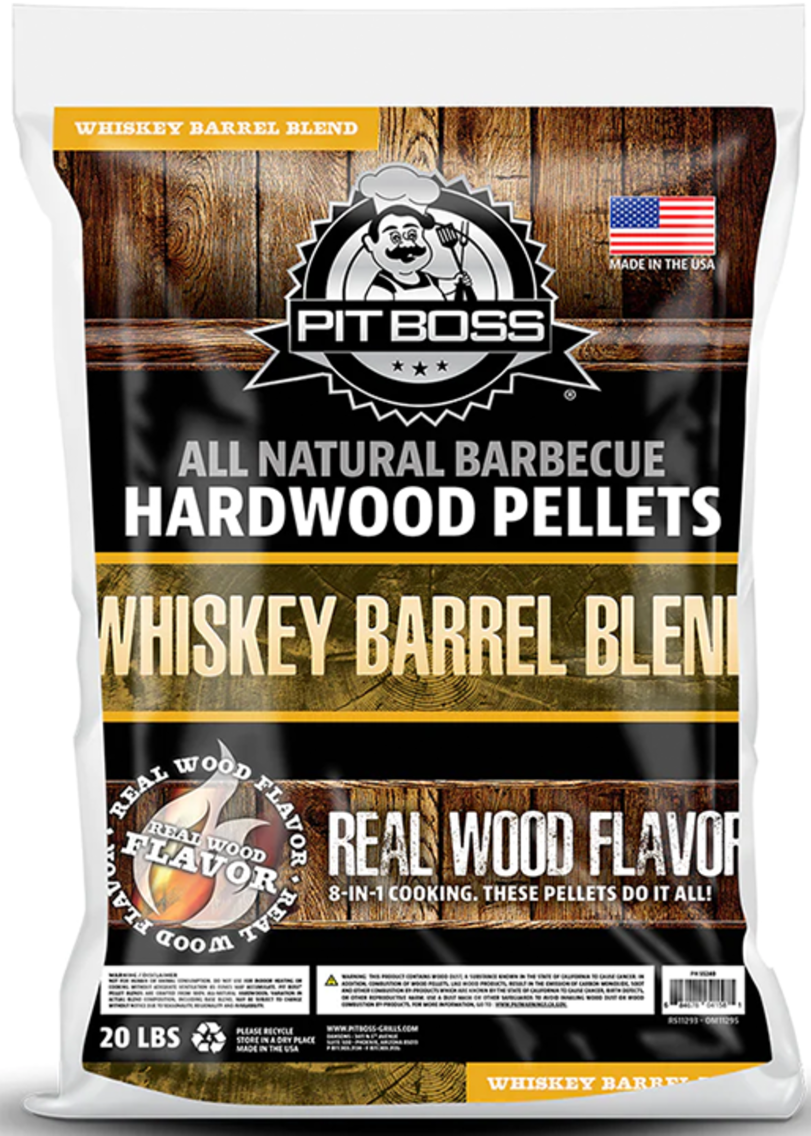 Pit Boss Pit Boss Whiskey Barrel Blend Pellets 9 kg