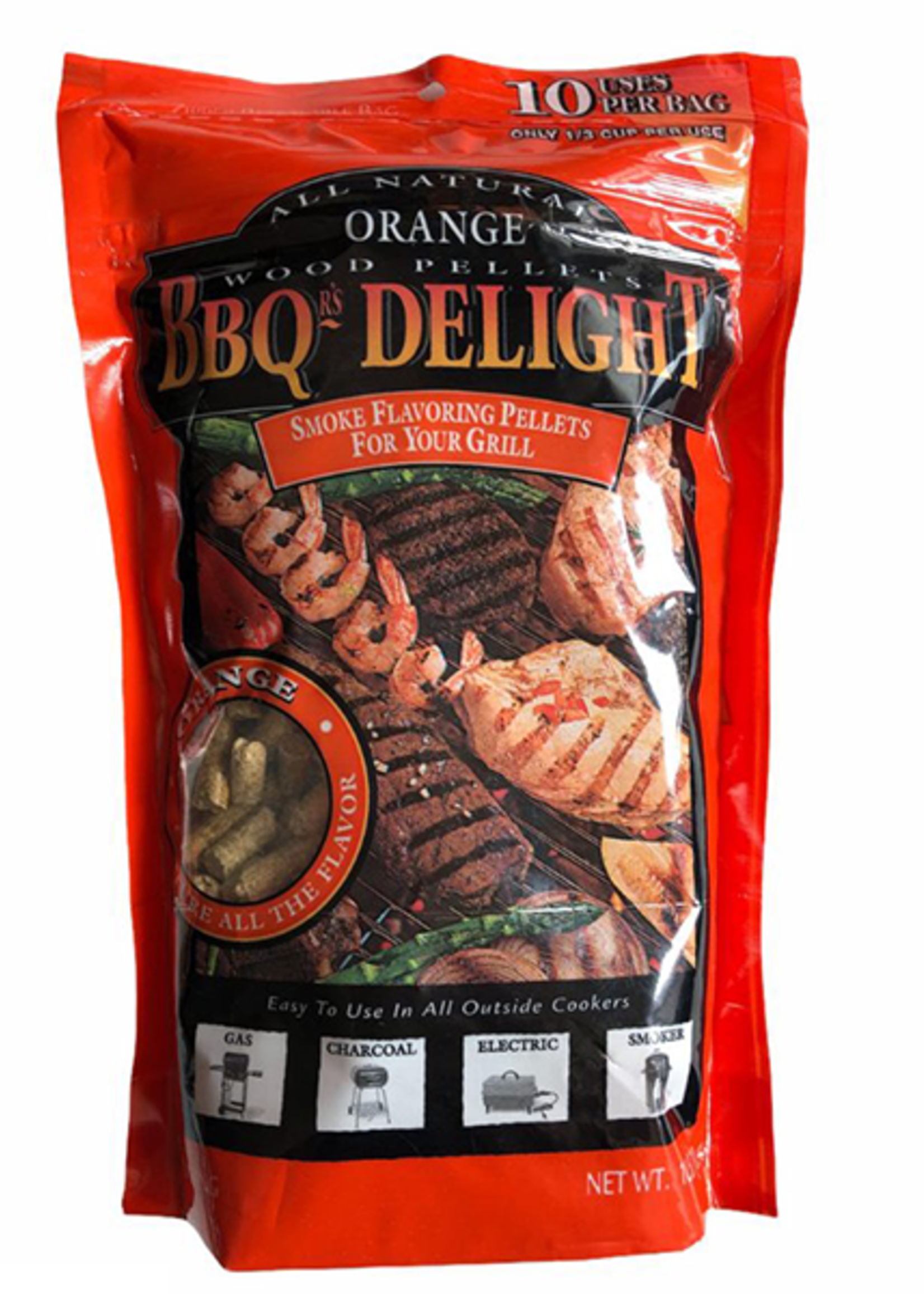 BBQ Delight BBQ Delight Sinaasappel BBQ Pellets 450 gram