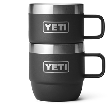 YETI Yeti Rambler Stackable Mugs Black 2 pieces 6 oz