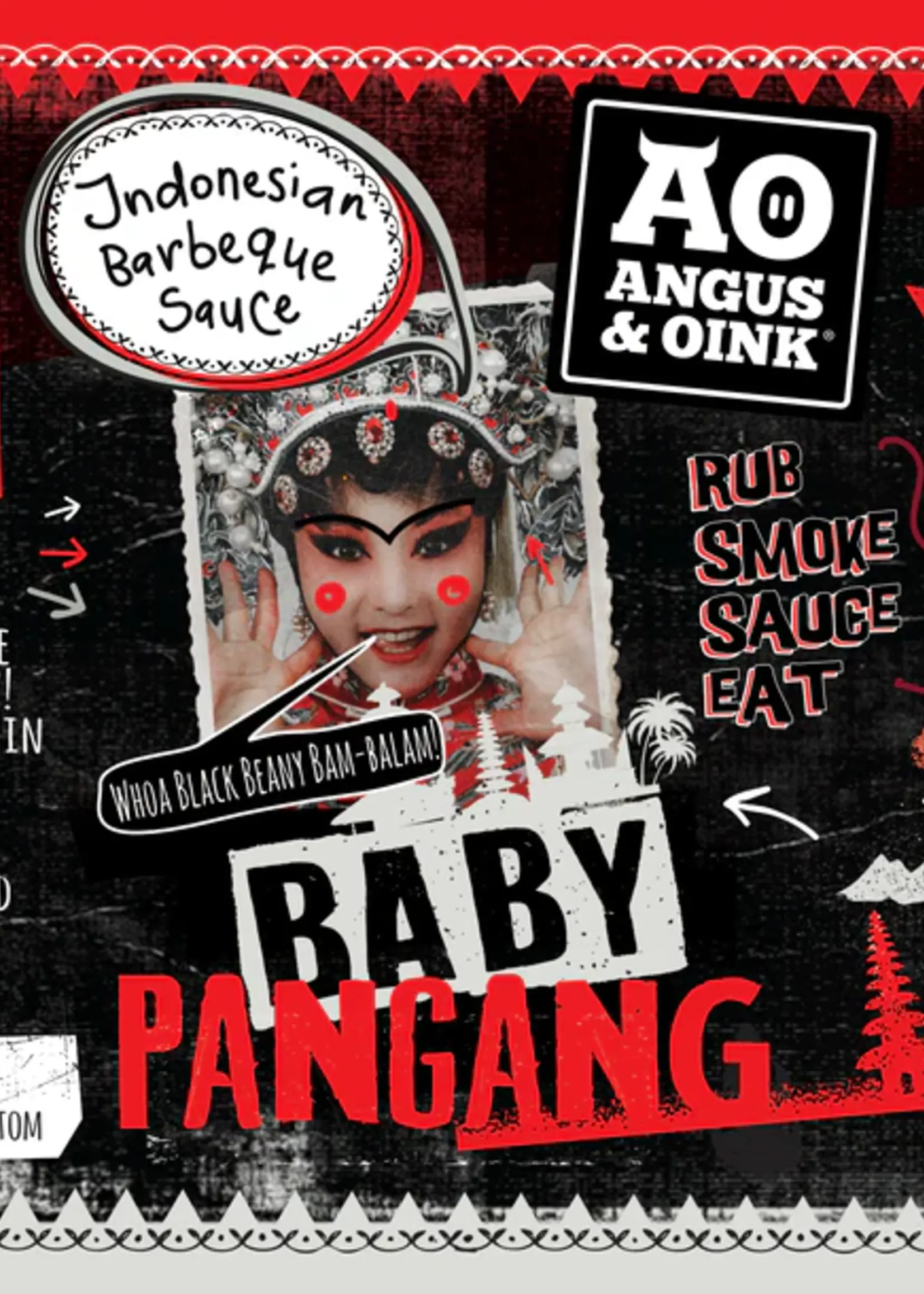 Angus & Oink Angus&Oink Baby Pangang Indonesian BBQ Sauce 330 grams