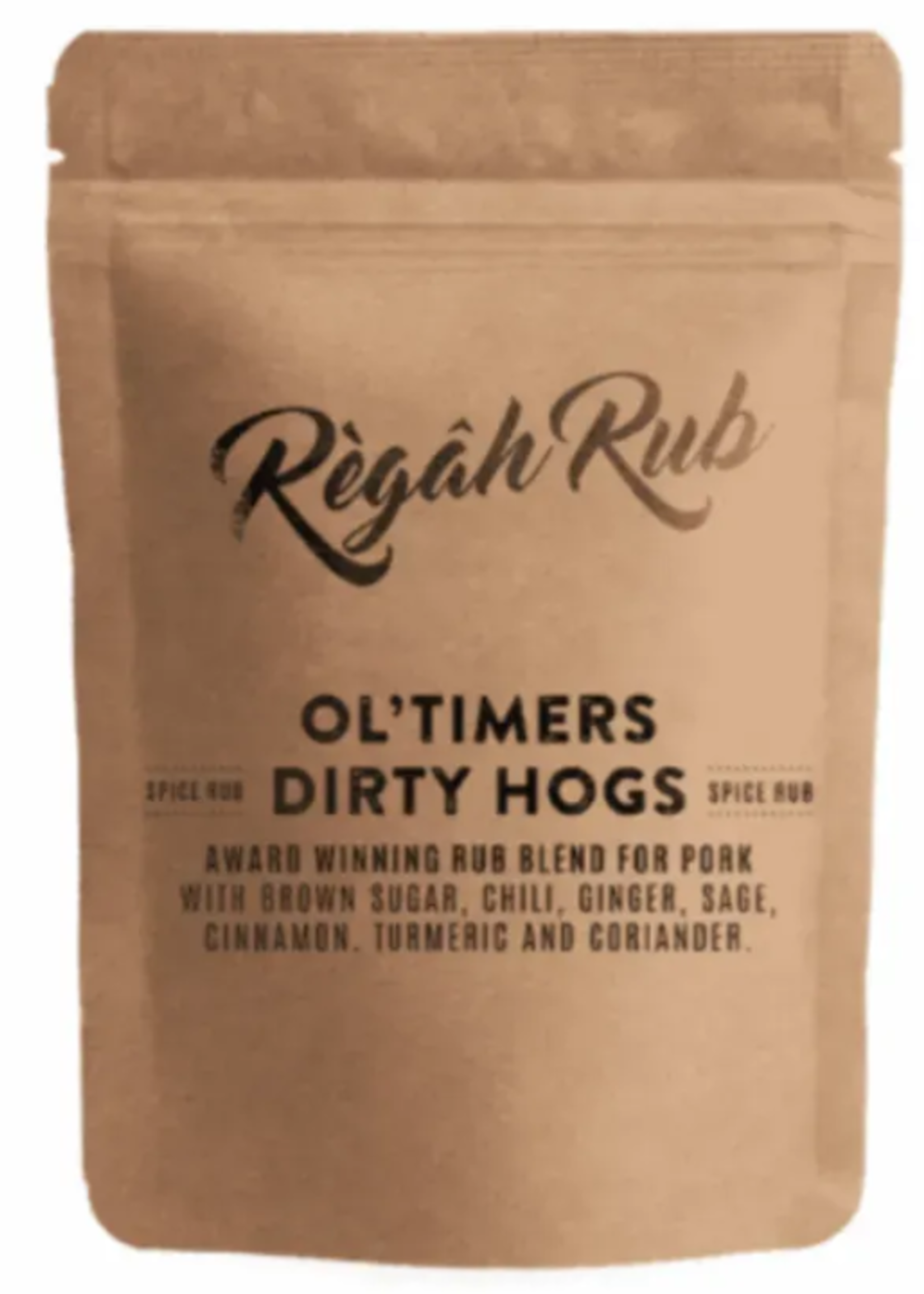 Rokende Regahs Regah Rub Award Winning Ol' Timers Dirty Hogs 300 grams