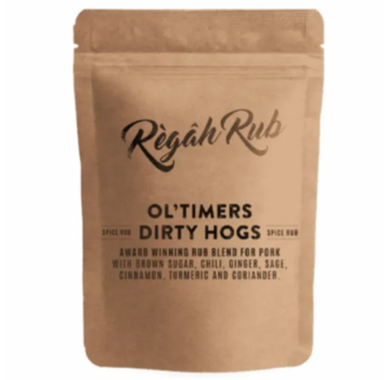 Rokende Regahs Regah Rub Award Winning Ol' Timers Dirty Hogs 300 grams