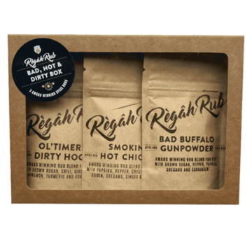 Rokende Regahs Regah Rub Bad, Hot & Dirty Box