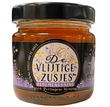 De Vlijtige Zusjes De Vlijtige Zusjes Flower Honey 120 grams