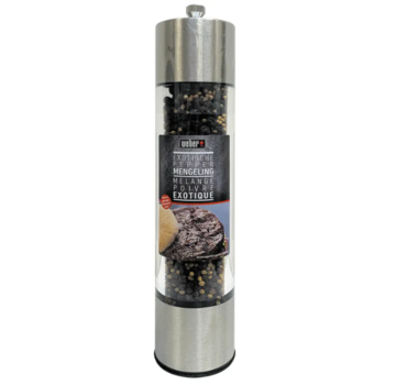 Weber Weber Stainless Steel Refillable Stainless Steel Mill Exotic Pepper Mix 85 grams