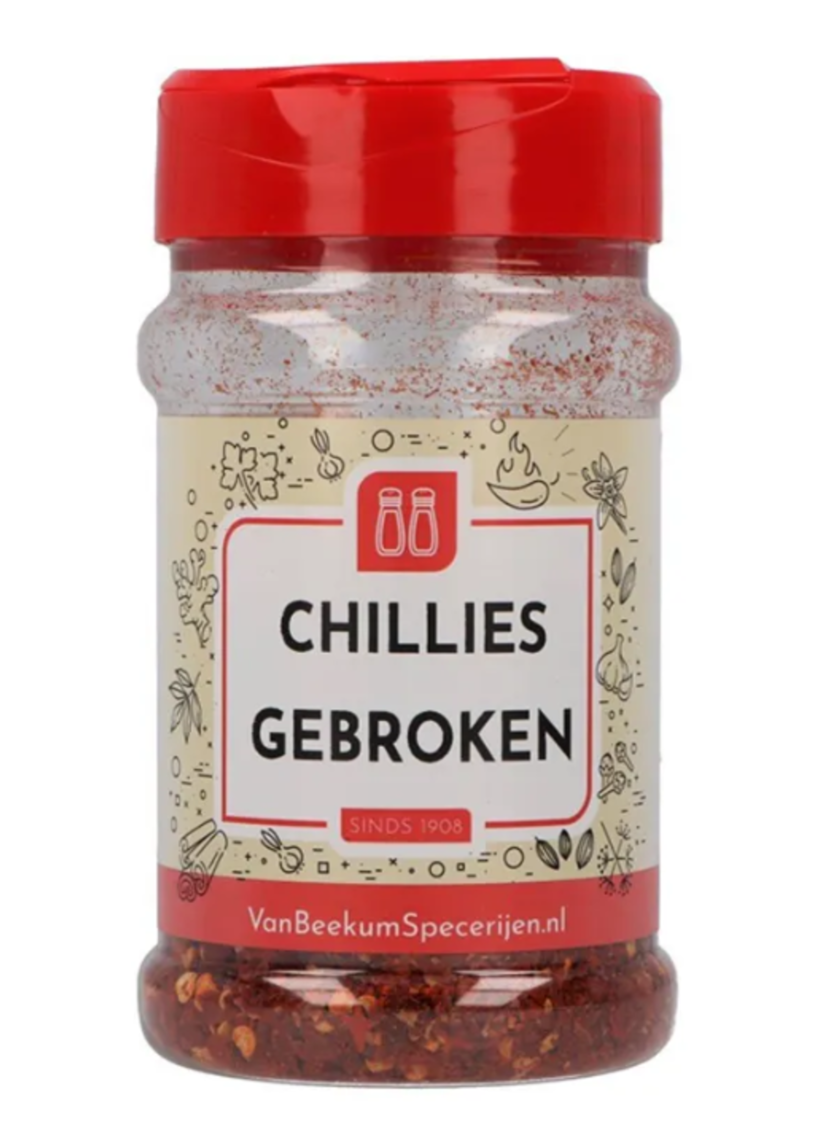 Van Beekum Van Beekum Chilies Broken 100 grams