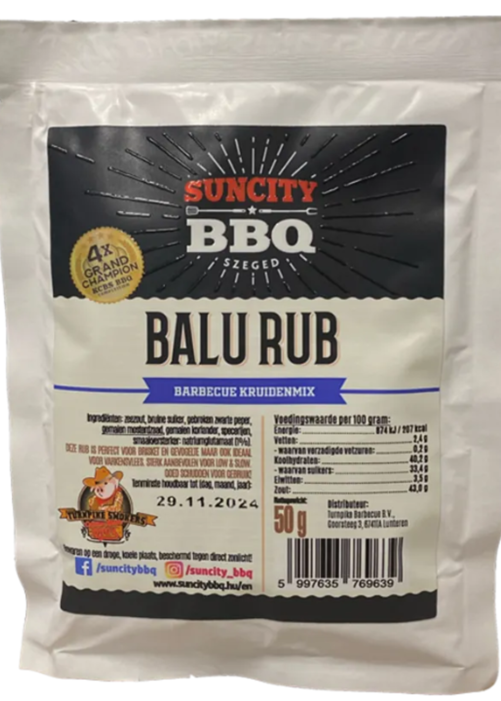 SunCity BBQ SunCity BBQ Balu Rub 50 grams