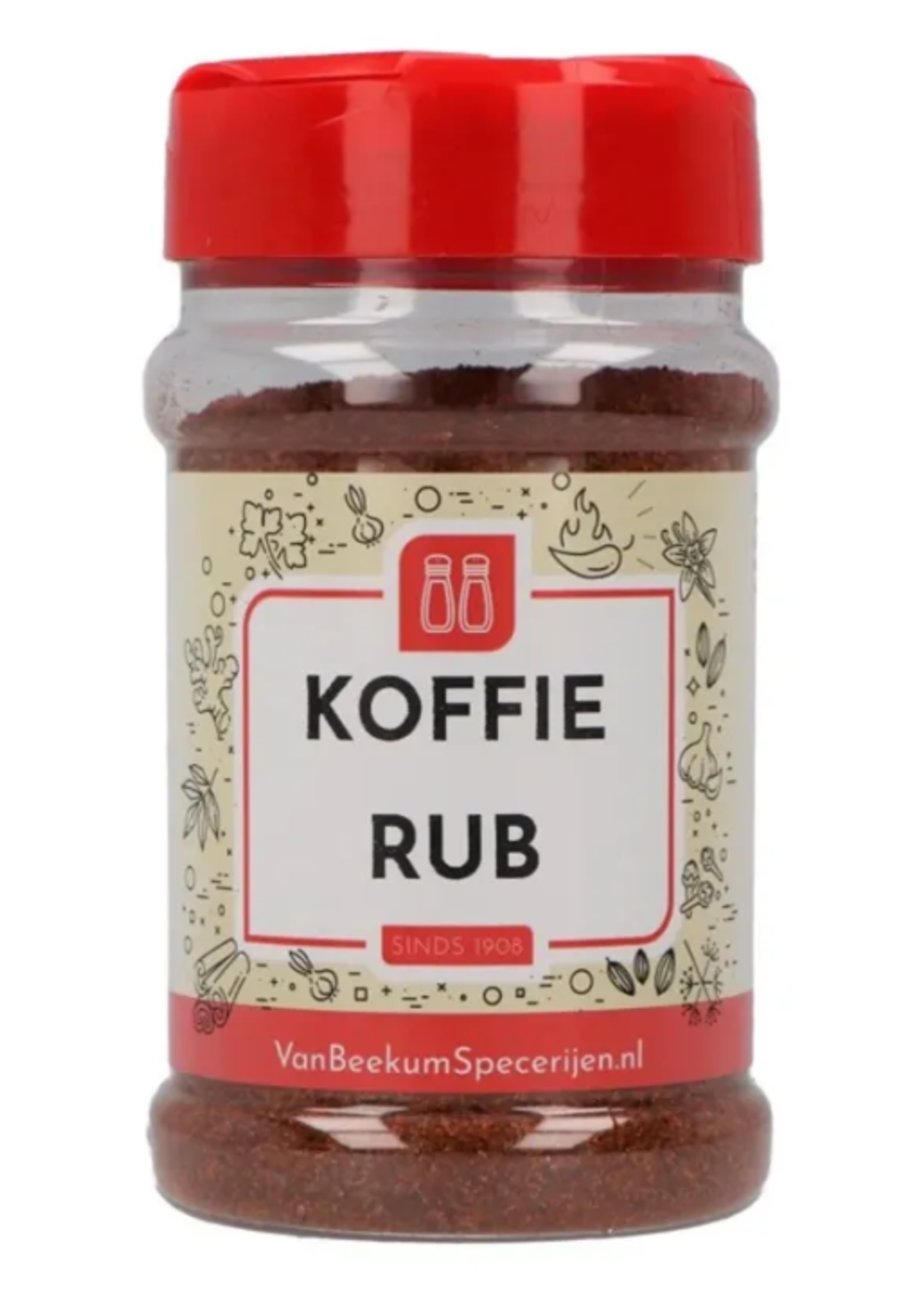 Van Beekum Van Beekum Coffee Rub 200 Gramm