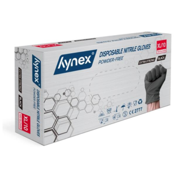 Hynex Hynex Nitrile Gloves Xtra Strong Black 100 pieces XLarge