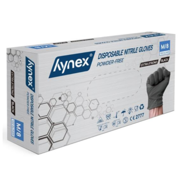 Hynex Hynex Nitril Handschoenen Xtra Strong Zwart 100 stuks Medium