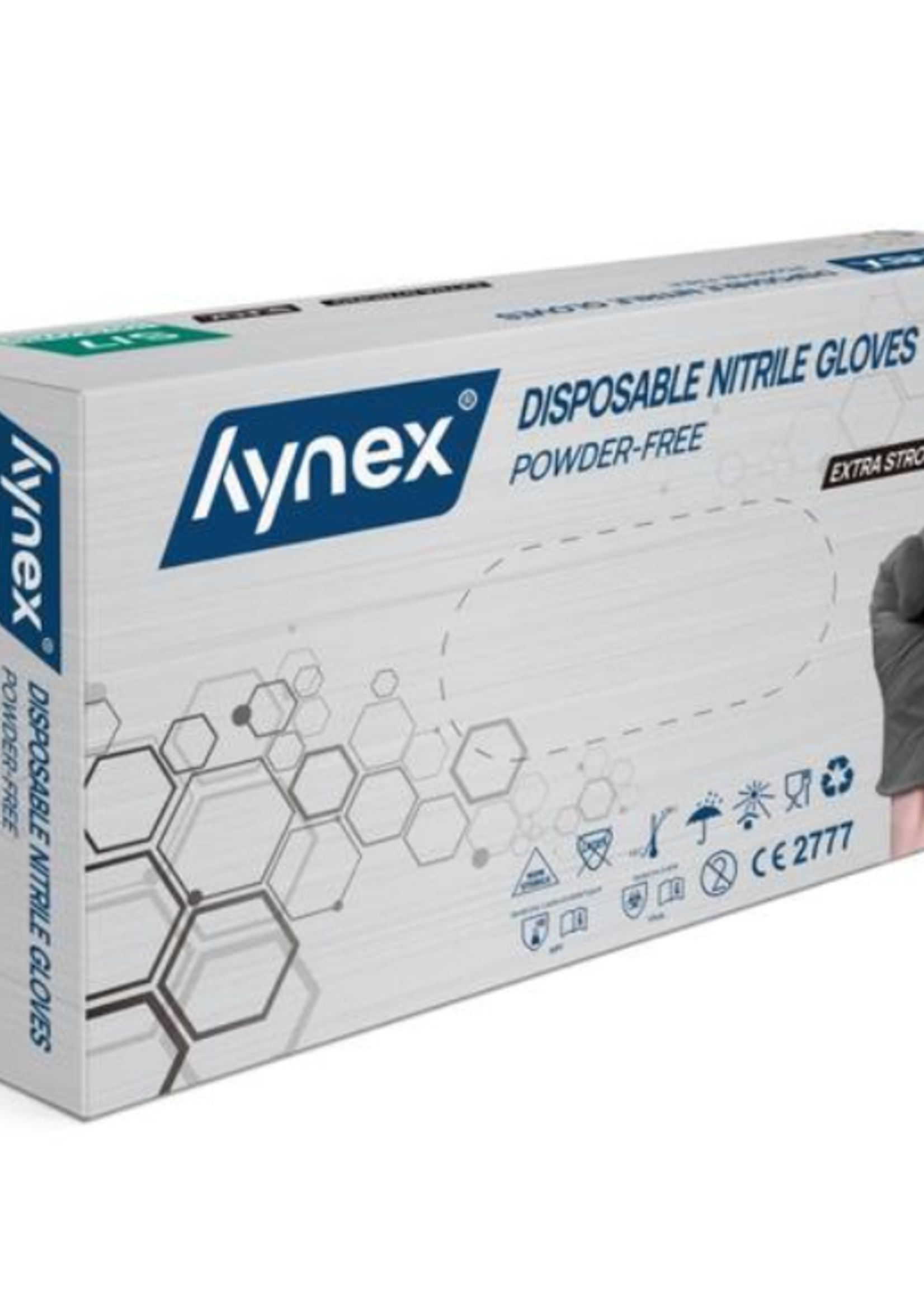 Hynex Hynex Nitrilhandschuhe Xtra Strong Schwarz 100 Stück Klein