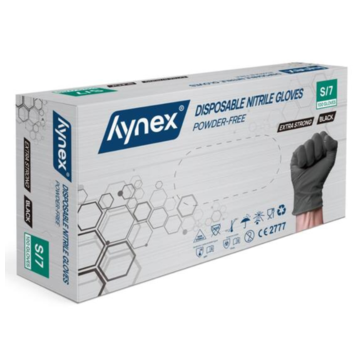 Hynex Hynex Nitril Handschoenen Xtra Strong Zwart 100 stuks Small