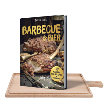 Barbecue & Bier + Puur Hout Steakplank