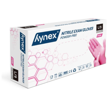 Hynex Hynex Nitril Handschoenen Xtra Strong Roze 100 stuks Large