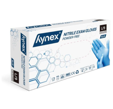 Hynex Hynex Nitrile Gloves Xtra Strong Blue 100 pieces Large