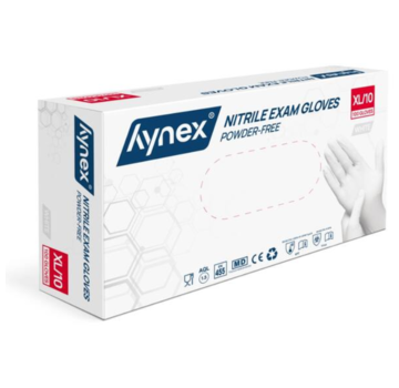 Hynex Hynex Nitrilhandschuhe Xtra Strong Weiß 100 Stück XLarge