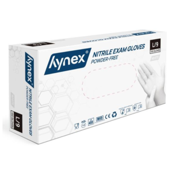 Hynex Hynex Nitrilhandschuhe Xtra Strong Weiß 100 Stück Groß