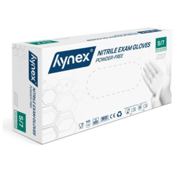 Hynex Hynex Nitrile Gloves Xtra Strong White 100 pieces Small