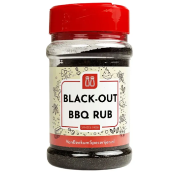 Van Beekum Van Beekum Black Out BBQ Rub 220 gram